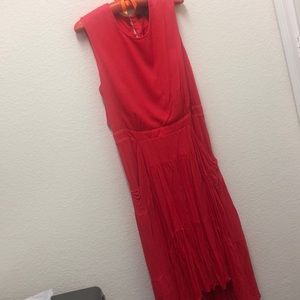 Sz L | BCBGMaxAzria Sleeveless Midi Dress